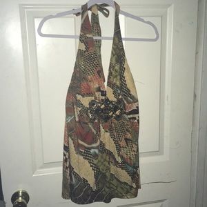 Cache halter top sz S